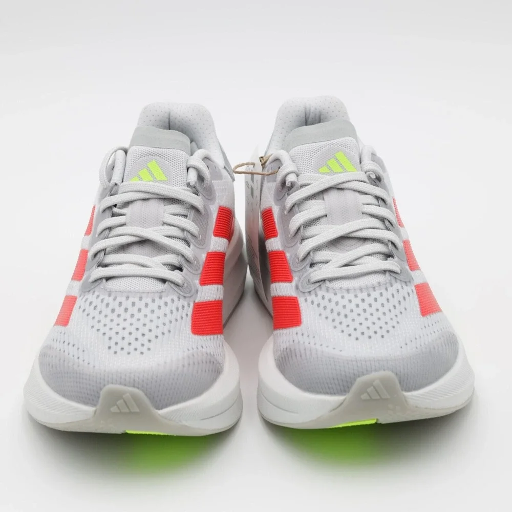 Adidas Women's Duramo Speed 2 Breathable Wide Running Shoes Gray/Red Size 8 - Picture 9 of 11